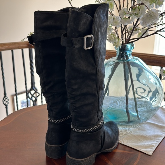 Rampage size 8.5 black ladies boots - Picture 5 of 10